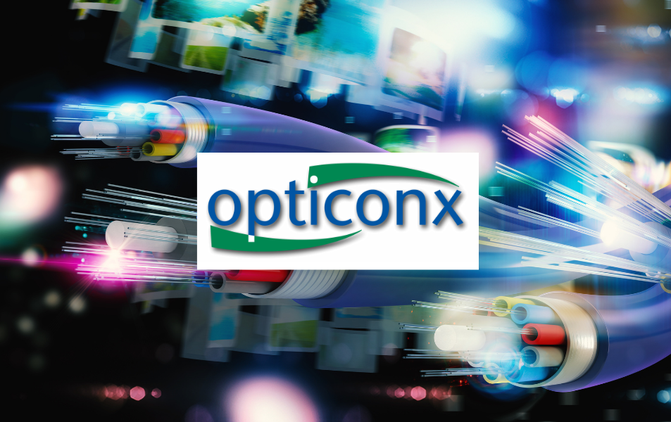 home page fiber optic graphic with logo
